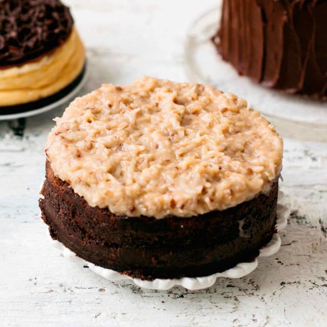 Pastel de Brownie con Alemán